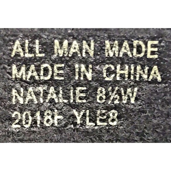 Earth Origins Natalie Boot Women's 8.5W Black Faux Leather Side Zip Ankle Bootie - Picture 8 of 13